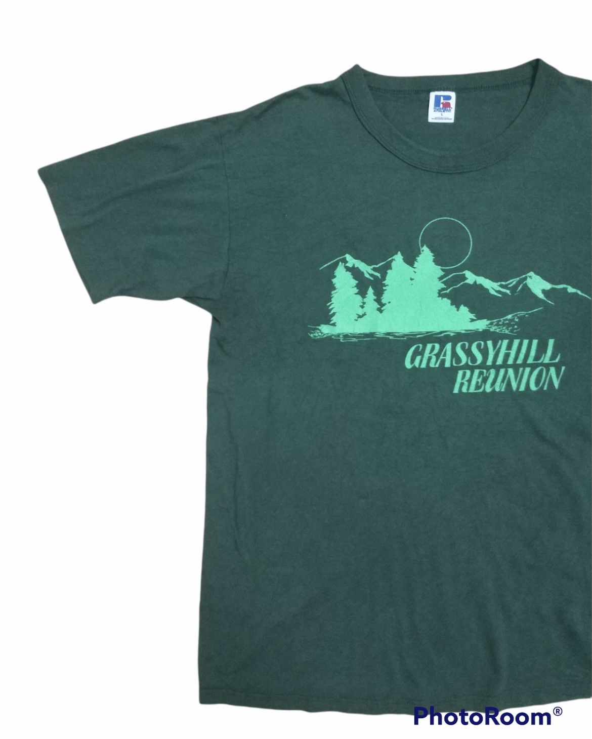 Russell Athletic 🔥Vintage 80s Russel Athletic Grassyhill Reunion Tees Size US M / EU 48-50 / 2 - 4 Thumbnail