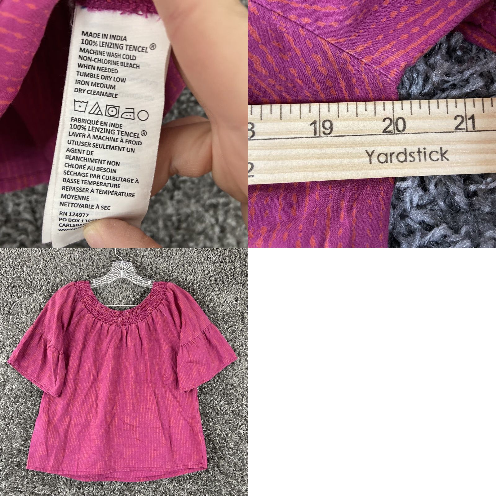 Prana prAna Blouse Women's XS Pink Shirt Women's Clothing Size XS / US 0-2 / IT 36-38 - 8 Thumbnail