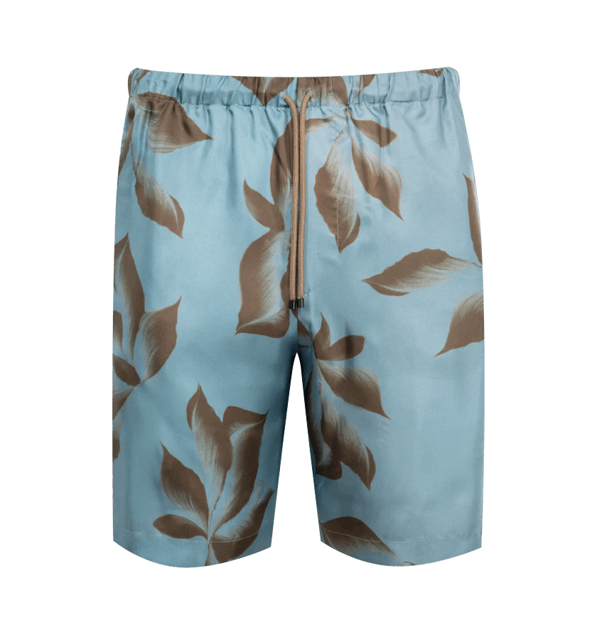 Dries Van Noten o1h1sh10525 Printed Shorts in Silver Size US 34 / EU 50 - 1 Thumbnail
