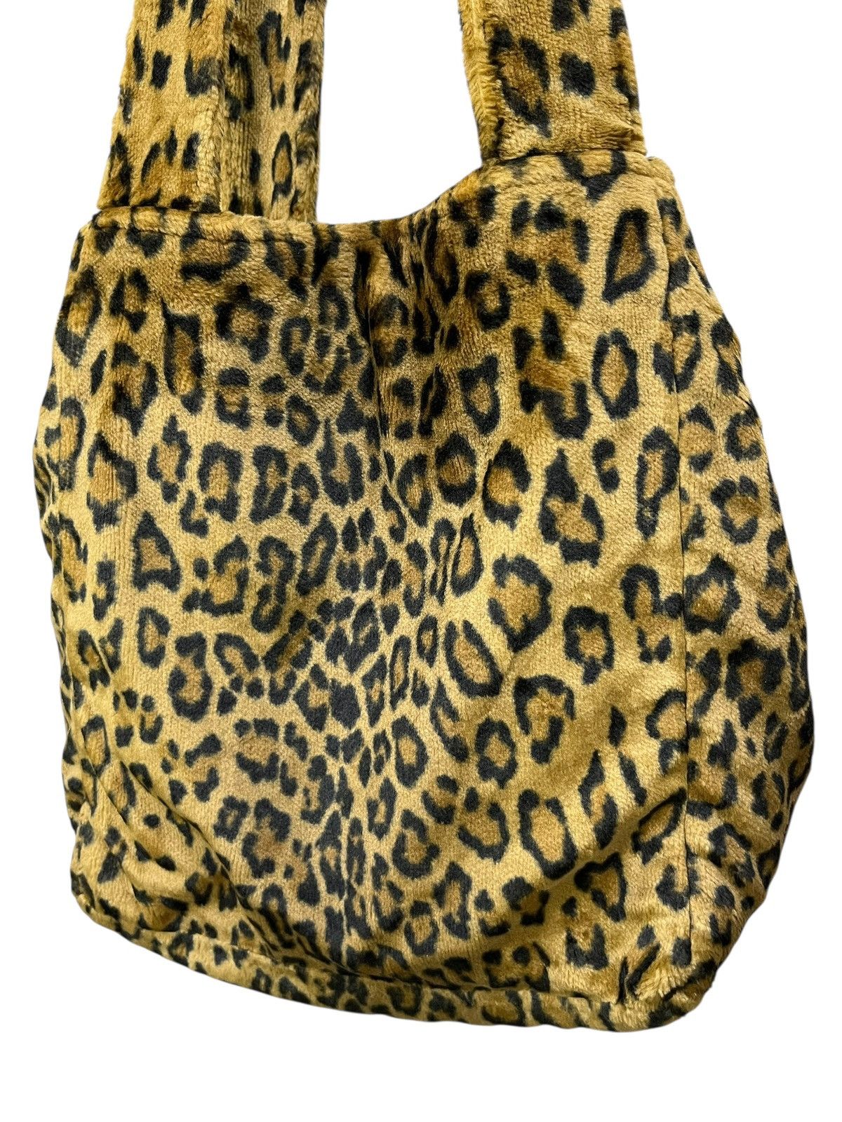Vintage La Maison de la Fausse Fourrure Leopard Faux Fur Tote Bag Size ONE SIZE - 8 Thumbnail