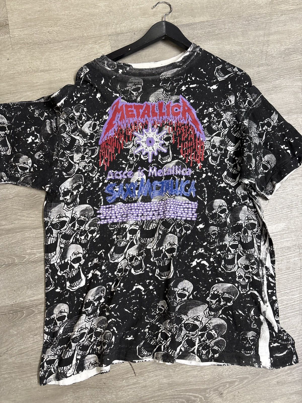 Vintage Metallica all over print Size US L / EU 52-54 / 3 - 1 Thumbnail