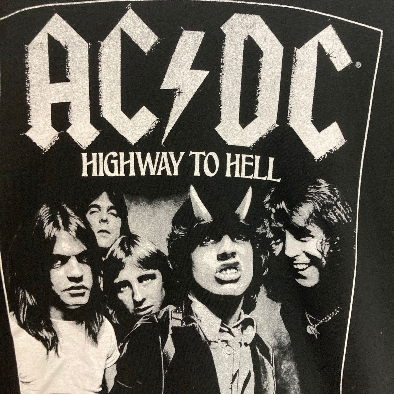 AC/DC AC/DC Highway to Hell Black White 100% Cotton T-Shirt Size US L / EU 52-54 / 3 - 3 Thumbnail