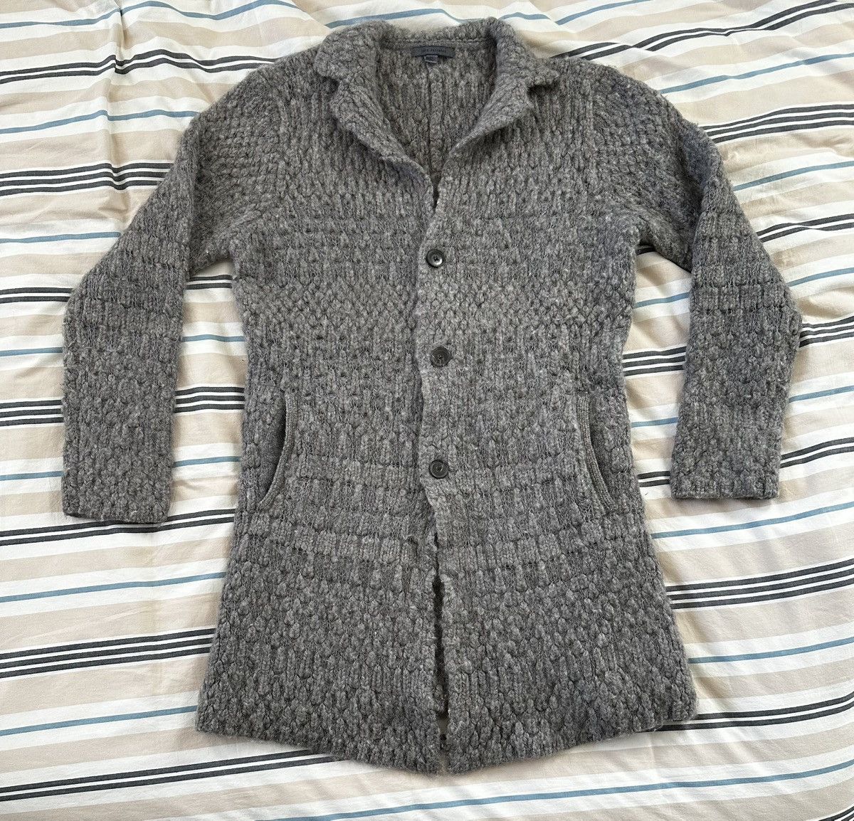 John Varvatos John Varvatos Mohair Overcoat Size US XL / EU 56 / 4 - 1 Thumbnail