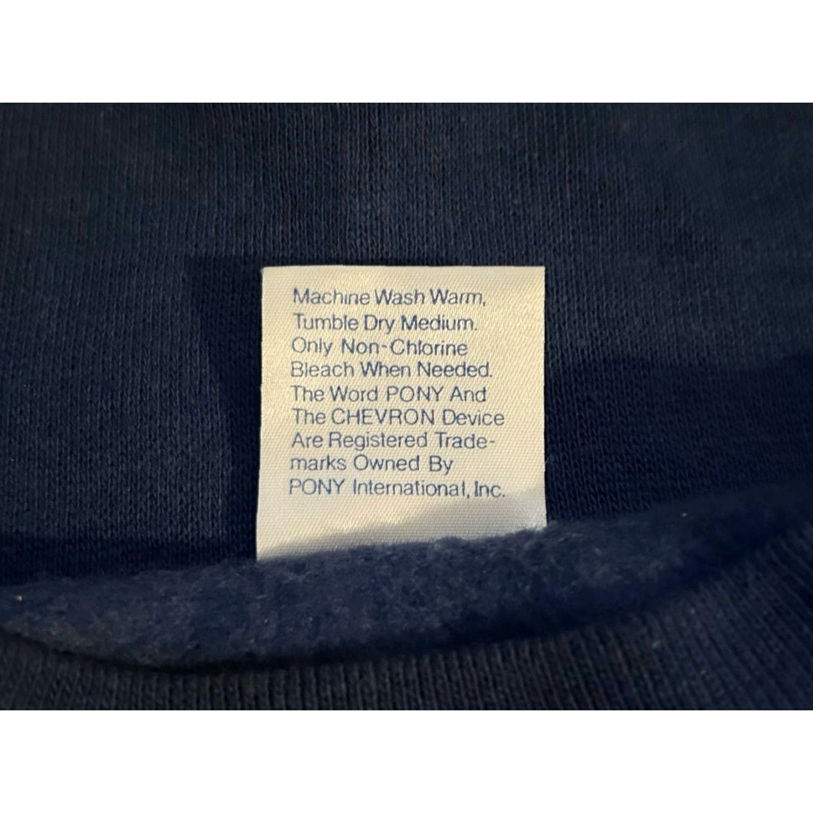 PONY VINTAGE PONY Sweatshirt Mens Small Crew Neck 80s Deadstock NWT blue navy 50/50 Cotton Blend Pullover Made in USA Mens Size US S / EU 44-46 / 1 - 7 Thumbnail