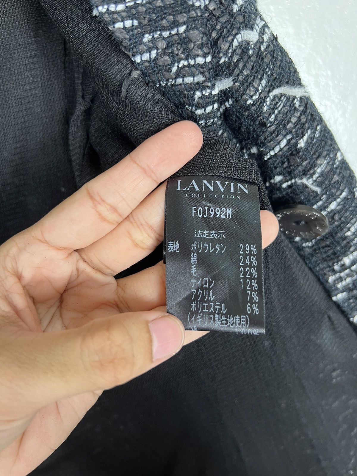 Lanvin 🔥 LANVIN COLLECTION TWEED JACKET Size M / US 6-8 / IT 42-44 - 14 Thumbnail