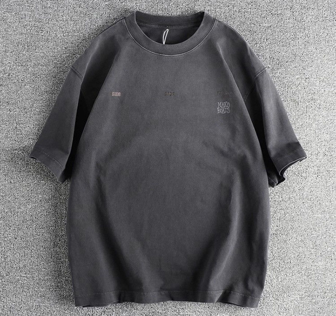 Vintage Vintage Heavy Washed Loose Street T Shirt Size US L / EU 52-54 / 3 - 1 Thumbnail