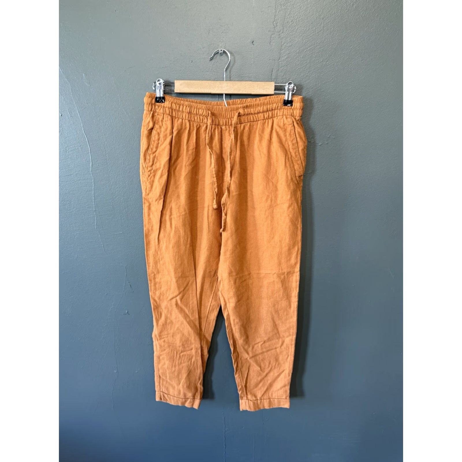 Old Navy Old Navy Orange Jogger Sweatpants Linen Size Small Petite Womens S Pants Size 28" / US 6 / IT 42 - 2 Thumbnail