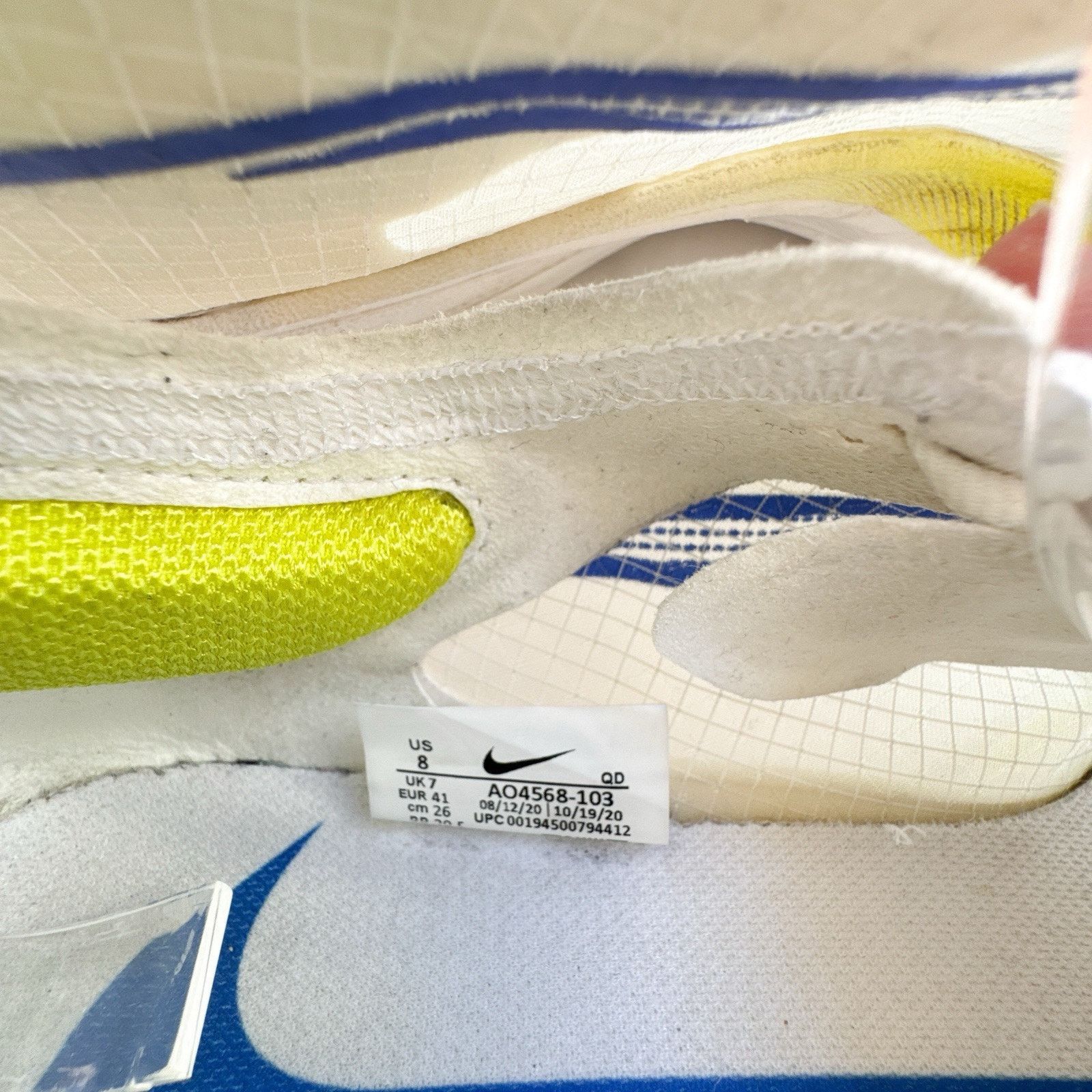 Nike Nike VaporFly White Blue ZoomX Next Mens Size 8 Box Included Size US 8 / EU 41 - 8 Thumbnail