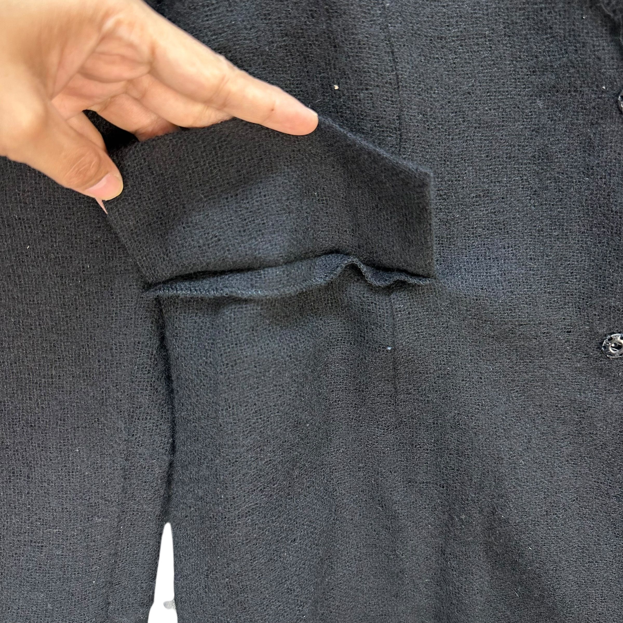 Yohji Yamamoto AW04 YOHJI YAMAMOTO Raw-Edge Deconstructed Jacket #A80-1942 Size S / US 4 / IT 40 - 11 Thumbnail