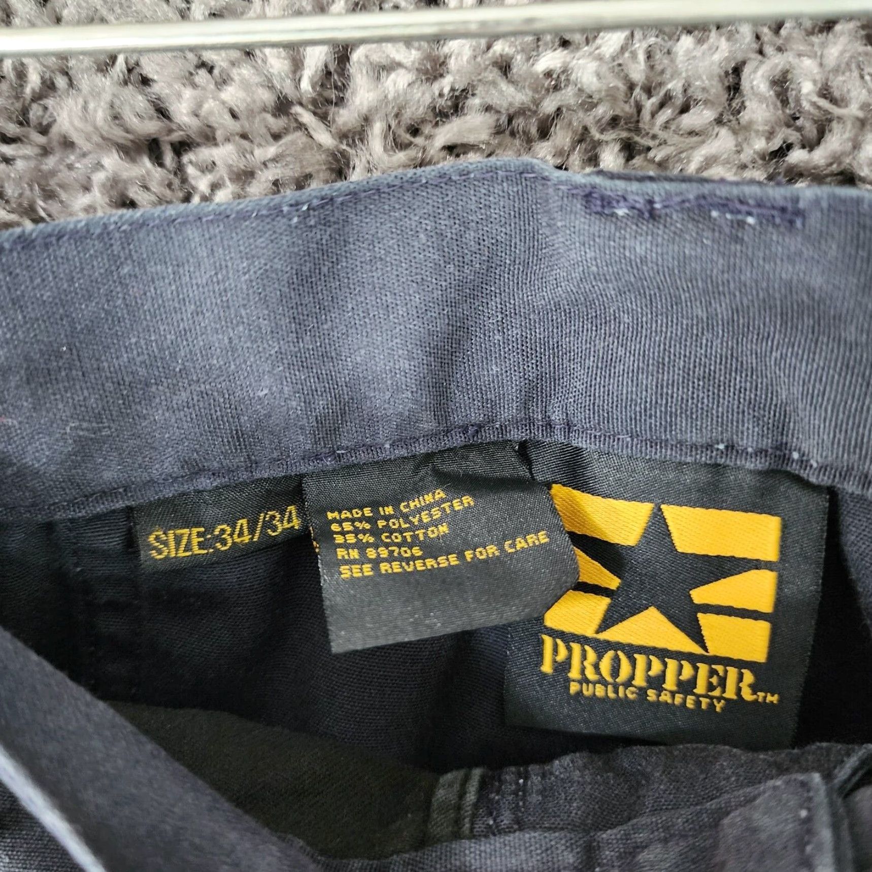 Propper Propper Mens Cargo Pants Blue 34x34 Cotton Polyester Tactical Pants Size 34 Inseam 34 Reg Mens Size US 34 / EU 50 - 3 Thumbnail
