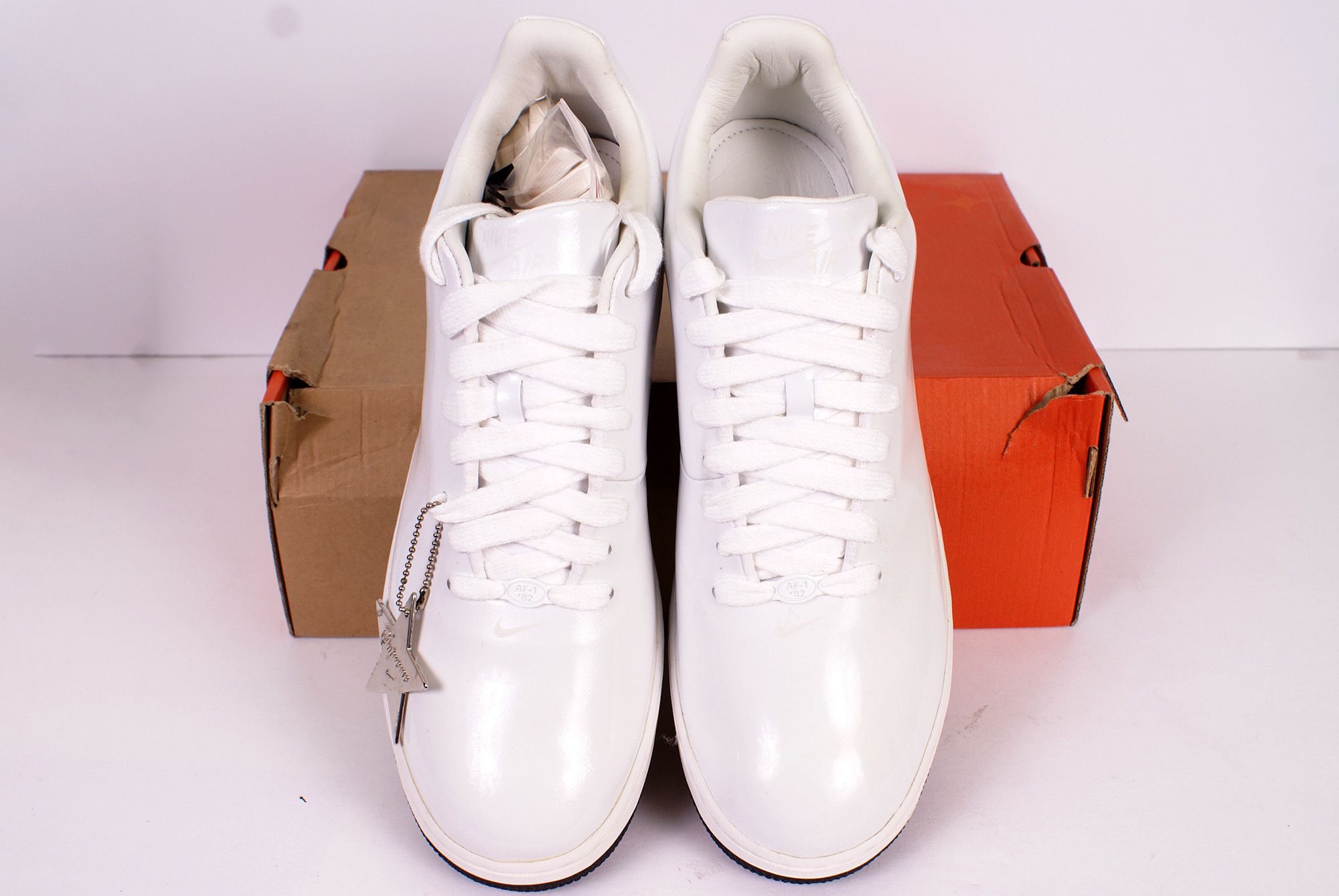 Nike 2006 Nike Air Force 1 Supreme SEAMLESS White 313644 101 Size US 12 / EU 45 - 5 Thumbnail