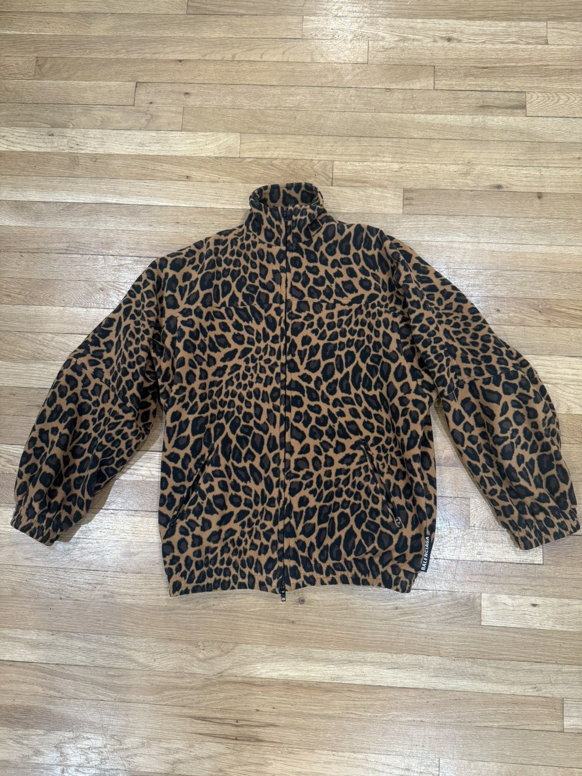 Balenciaga Balenciaga 2021 Leopard Fleece Size US L / EU 52-54 / 3 - 1 Thumbnail