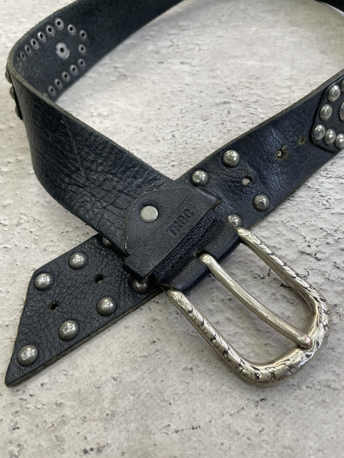 Japanese Brand Avant-garde Belt With Heavy Metal Chain Punk Emo Rock Goth Size ONE SIZE - 7 Thumbnail