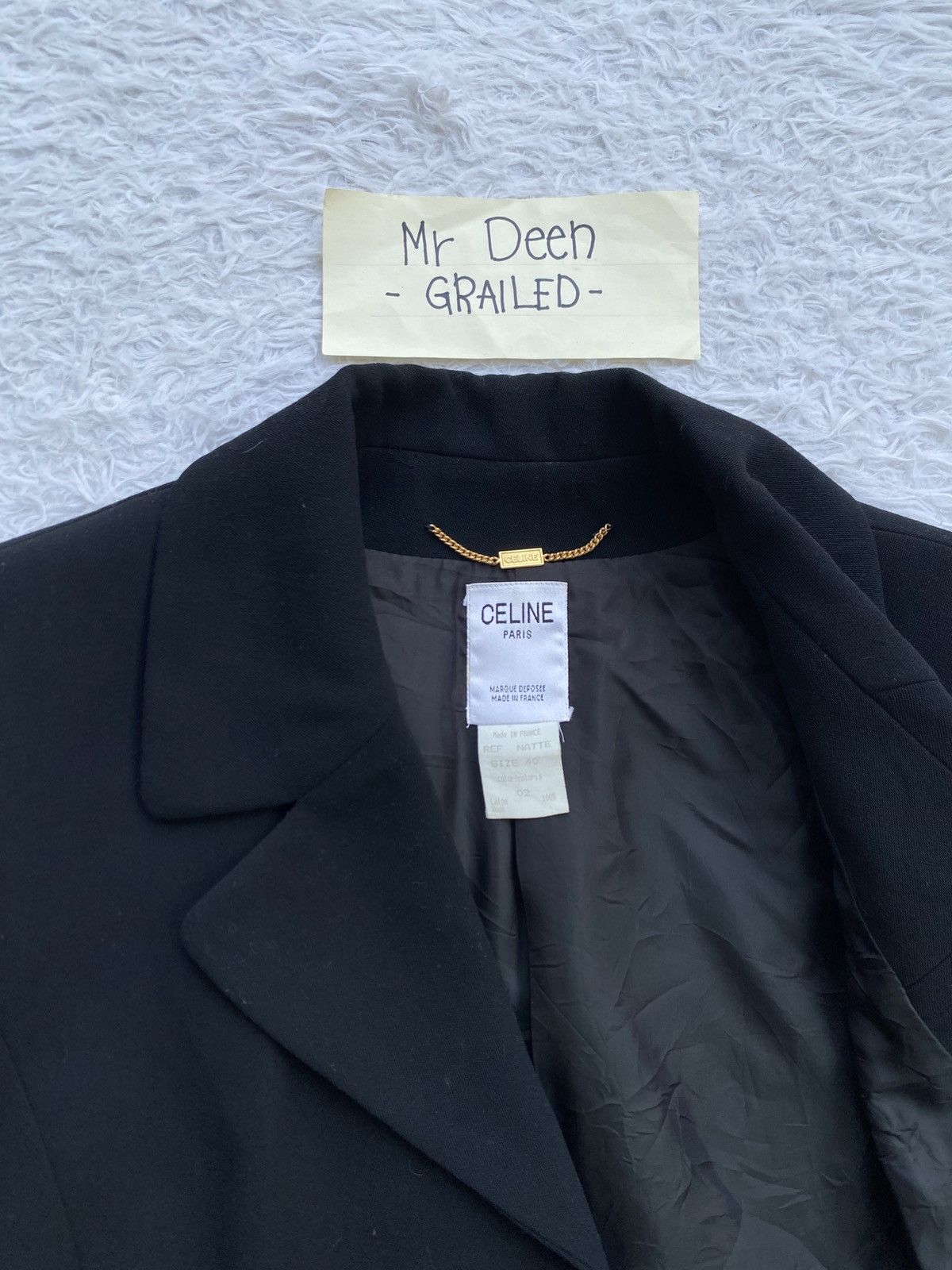 Celine Rare Vintage CELINE Blazer / Women Coat Size M / US 6-8 / IT 42-44 - 10 Thumbnail