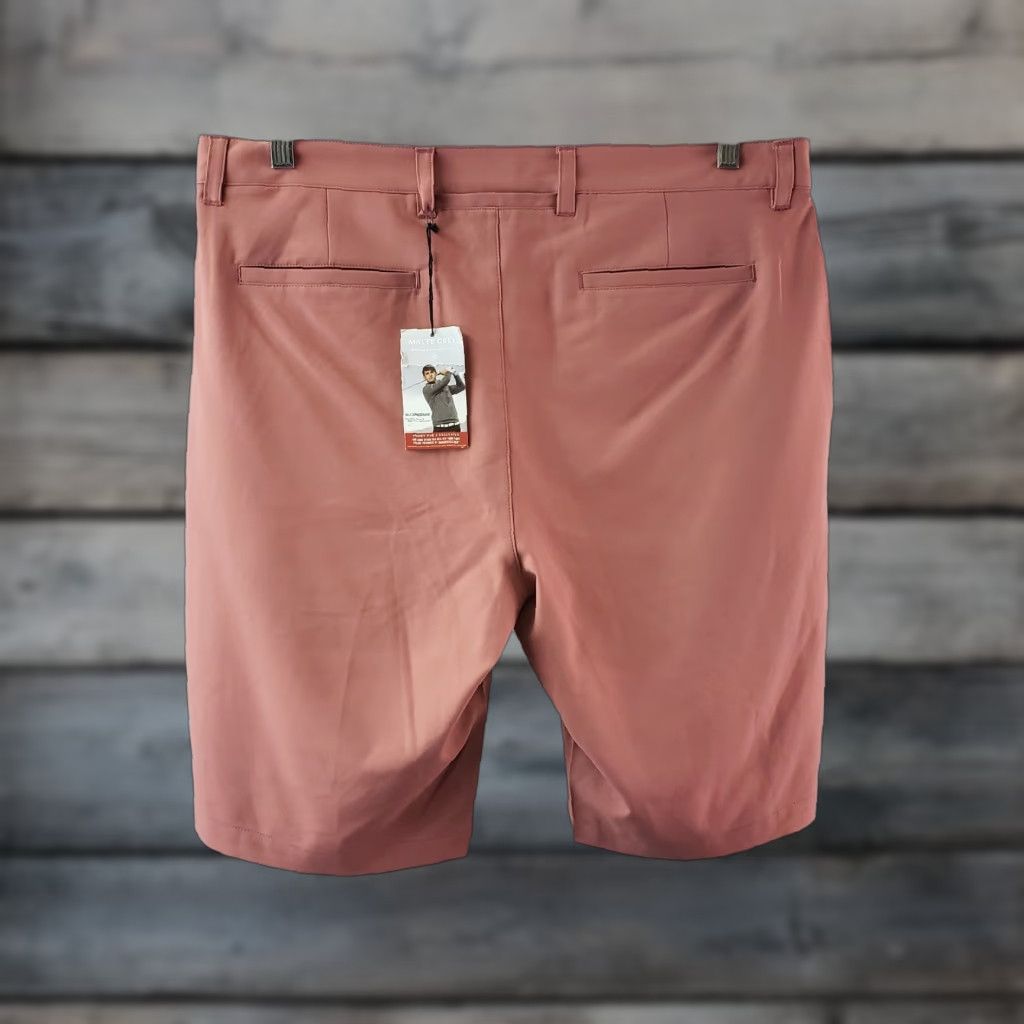 Vintage Matte Grey Mens Wayfarer Shorts Sz 36 Polyester Flat Front Casual Red 90s? No Vintage Matte Grey Mens Wayfarer Shorts 36 Size US 36 / EU 52 - 1 Thumbnail