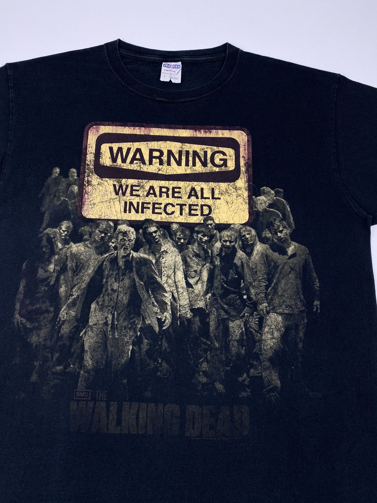 Vintage 🔥LASTDROP🔥 2012 Walking Dead AMC We Are All Infected Zombie Size US L / EU 52-54 / 3 - 5 Thumbnail