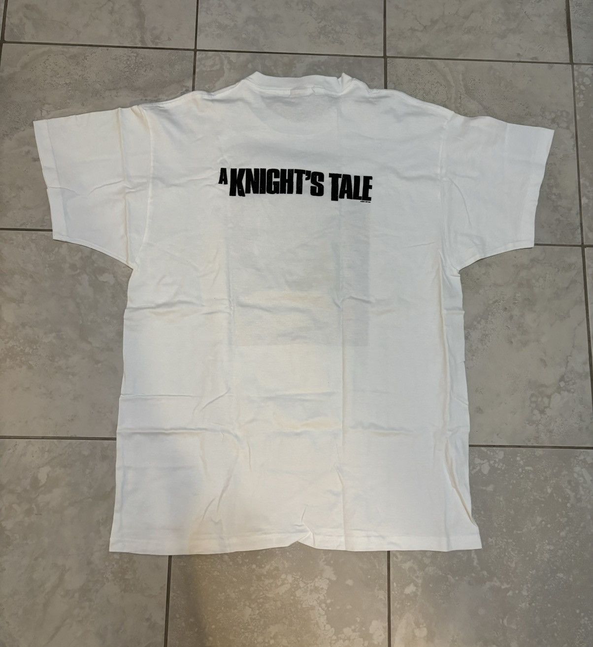 Vintage Rare Vintage A Knight’s Tale Heath Ledger Movie T Shirt Size US XL / EU 56 / 4 - 11 Thumbnail