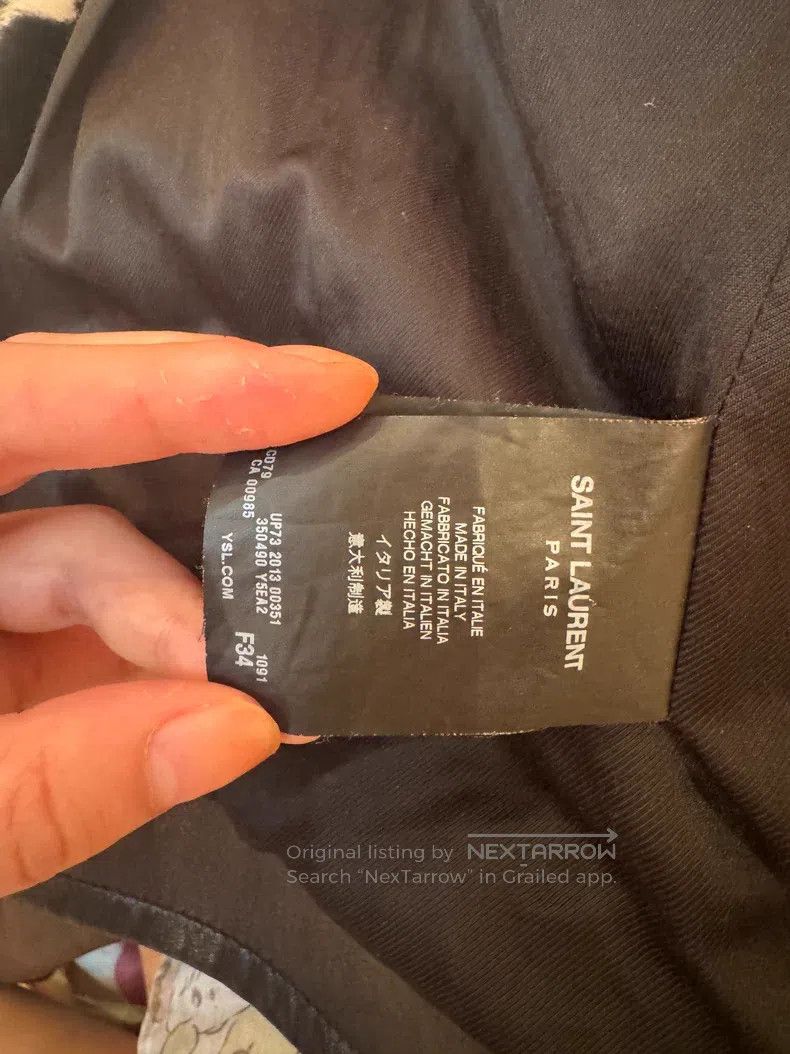 Saint Laurent Paris Saint Laurent Paris Shearling and Horsehair Zebra Print Co Size XXS / US 00 / IT 34 - 4 Thumbnail