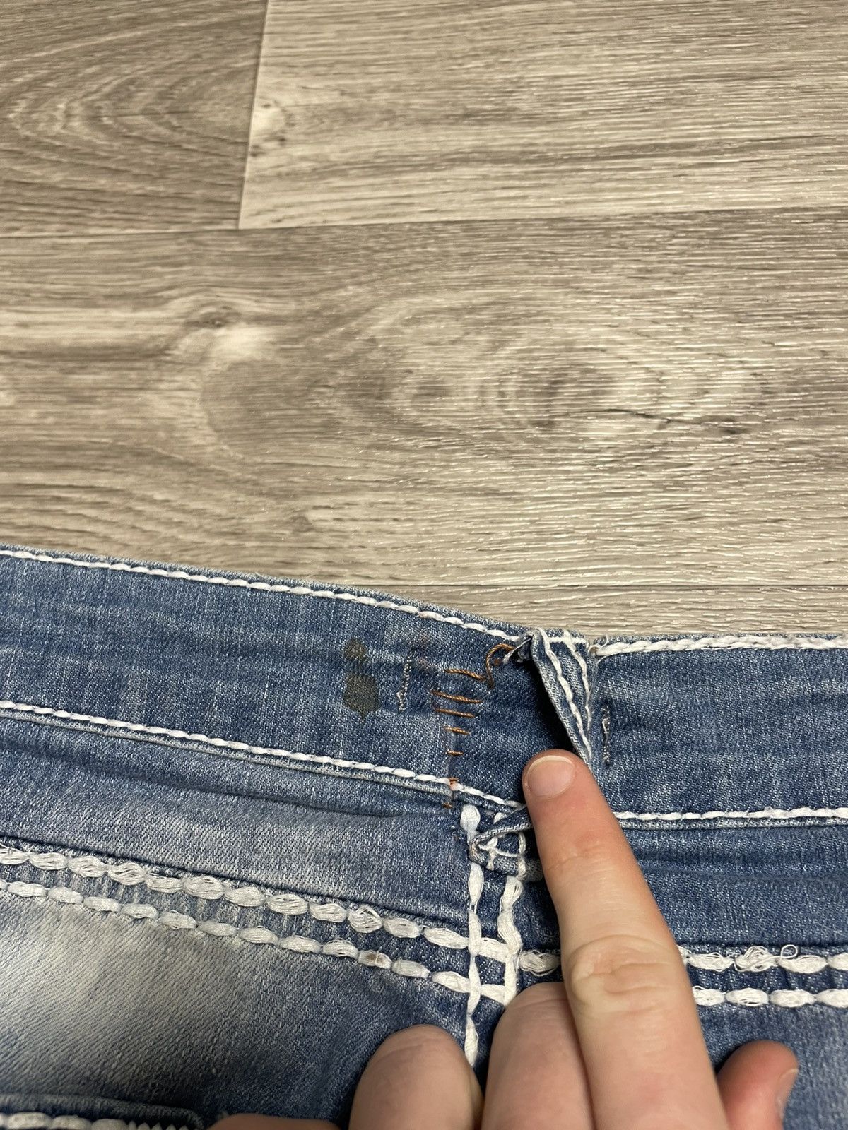 True Religion Vintage True Religion Blue Skinny Fit Jeans Y2K Size US 31 - 21 Thumbnail