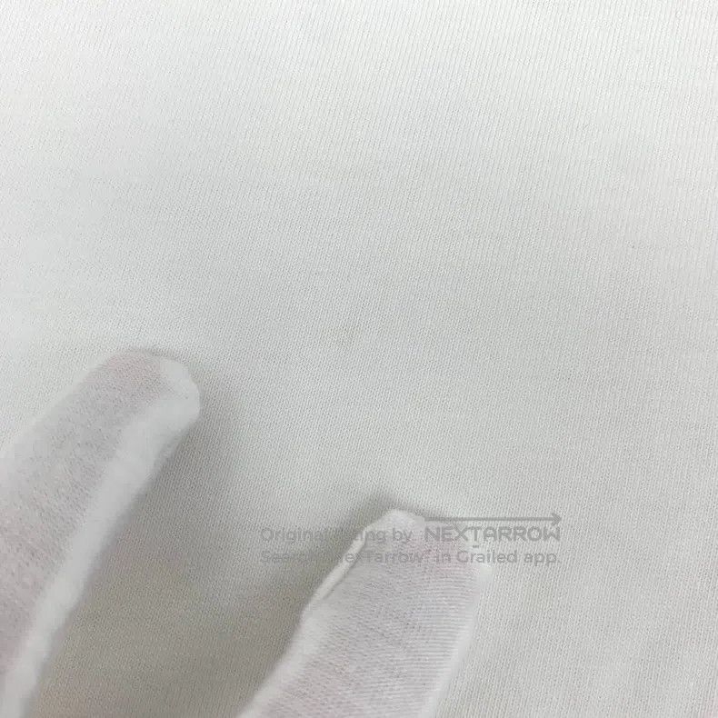 Balenciaga Balenciaga White Logo Letter Embroidered Cotton Round Neck Size US S / EU 44-46 / 1 - 9 Thumbnail