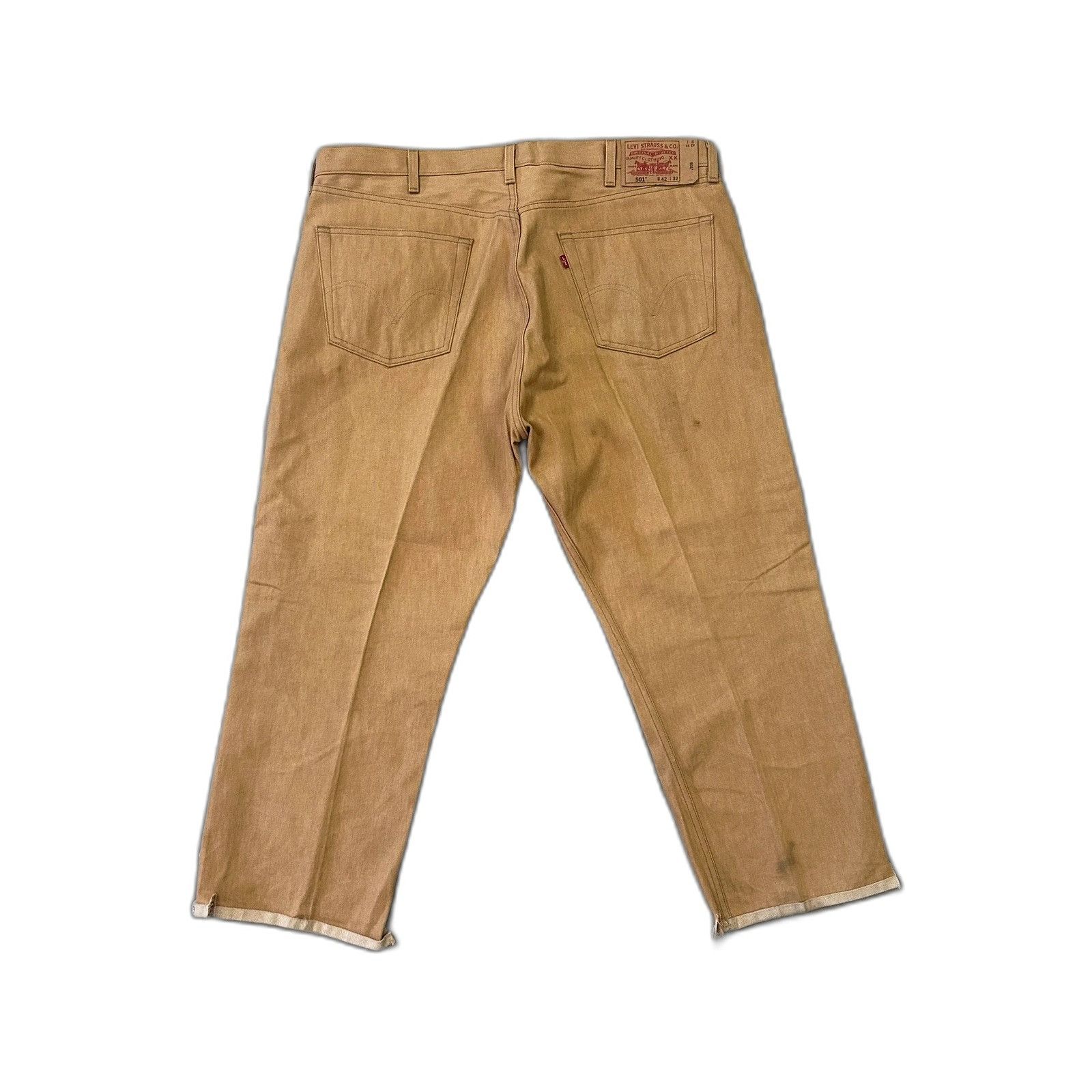 Levi's Vintage Levis 501 Men's Jeans Size 42x32 Straight Leg Brown Size US 42 / EU 58 - 1 Thumbnail
