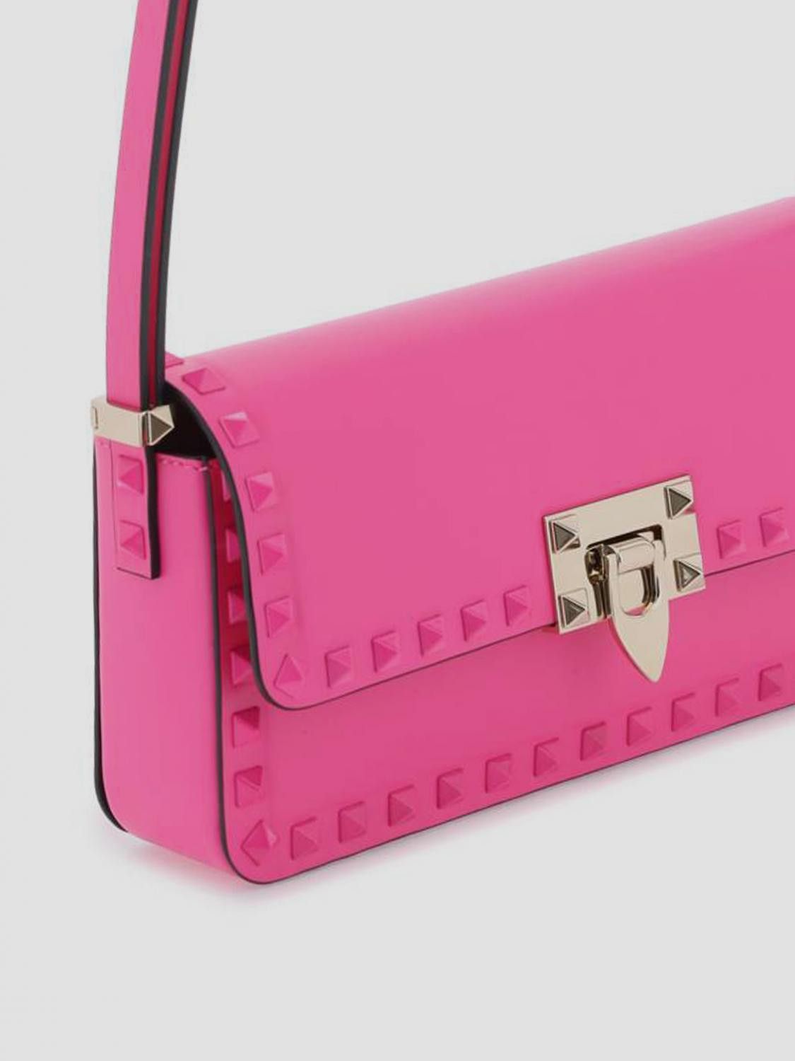 Valentino o1s22i1n0924 Size: OS / Rockstud Leather Shoulder Bag Size ONE SIZE - 3 Thumbnail