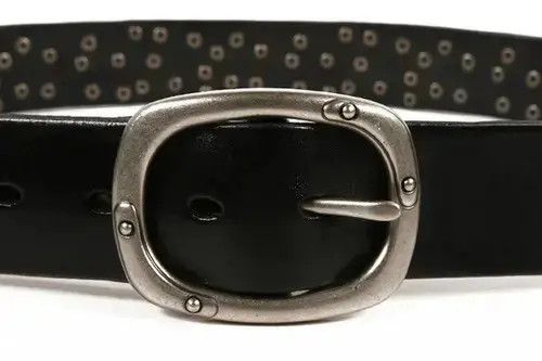 Leather Layer Luxury Designers Heavy Metal Rivet Belts Size ONE SIZE - 3 Thumbnail
