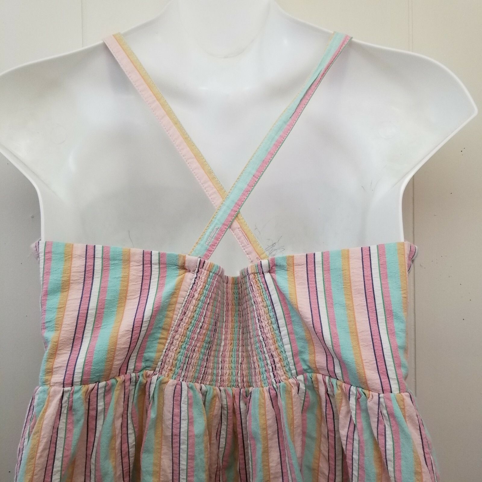 Other Matilda Jane XXL Rainbow Striped Dress Maxi Side Slits Tie Size XXL / US 16-18 / IT 52-54 - 5 Thumbnail