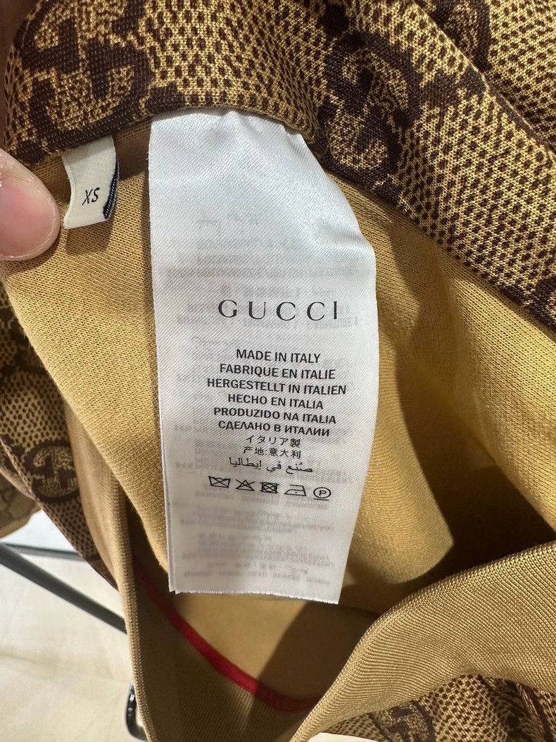 Gucci Gucci Red and blue striped GG old flower full print logo zi Size US XS / EU 42 / 0 - 4 Thumbnail