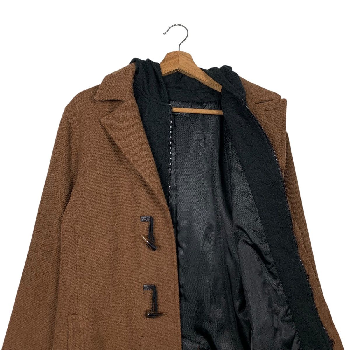 In The Attic IN THE ATTIC Double Layer Hoodies Duffle Coat #2348-C105 Size US L / EU 52-54 / 3 - 11 Thumbnail
