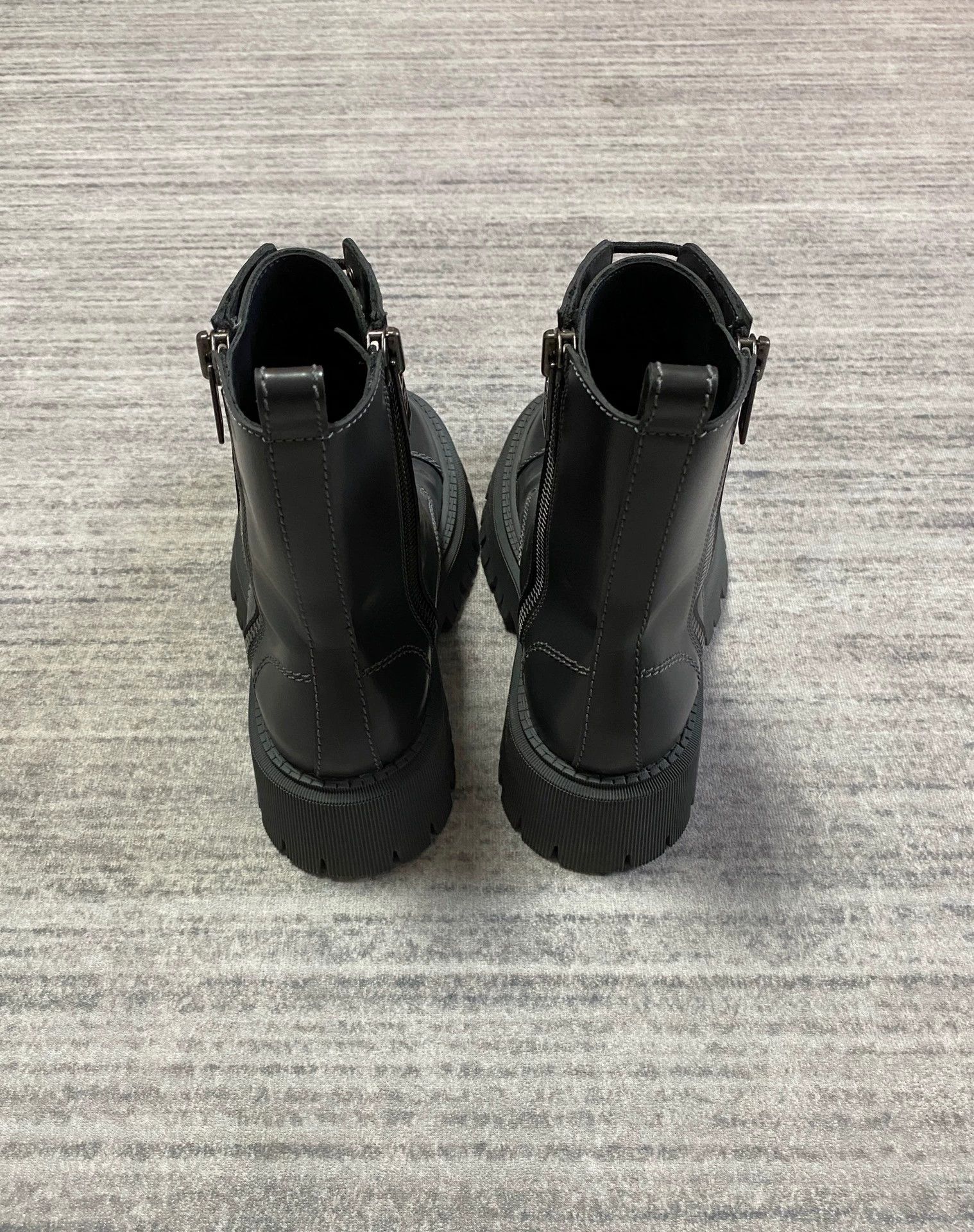 Balenciaga Balenciaga Tractor Hi-Top Lace-Up Derby Boot Round Toe Size US 8.5 / IT 38.5 - 5 Thumbnail