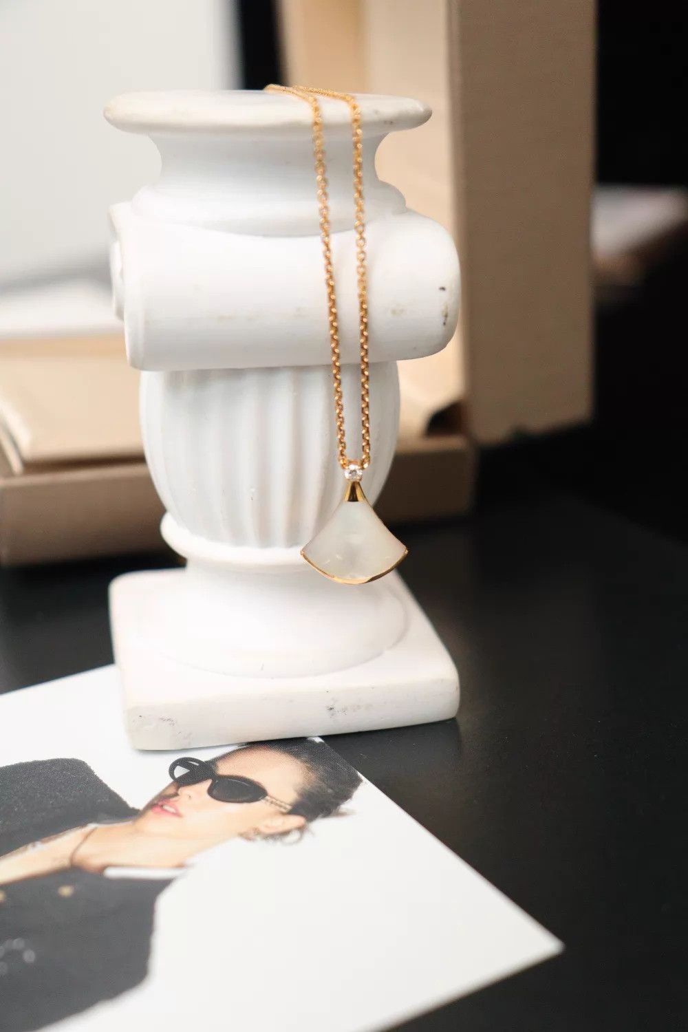 Bvlgari BVLGARI 18K Gold Shell Pendant 2020 Card Box 5.02g Size ONE SIZE - 5 Thumbnail