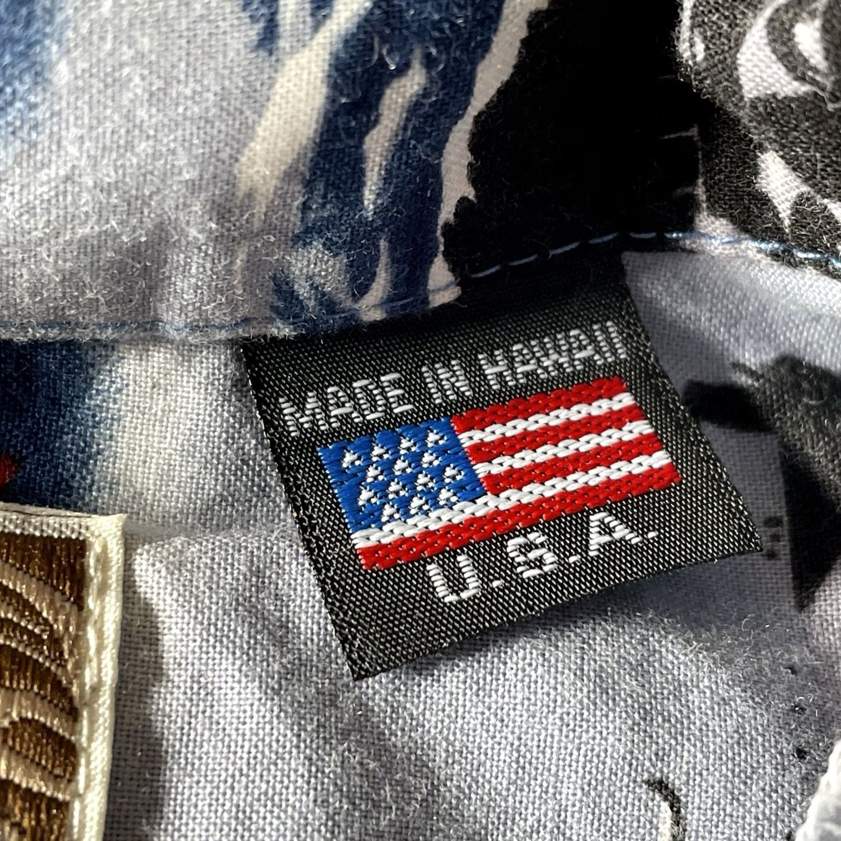 Vintage VINTAGE Kalaheo USN US Navy battle war ship print hawaiian shirt LARGE vtg 90s usa made Size US L / EU 52-54 / 3 - 4 Thumbnail