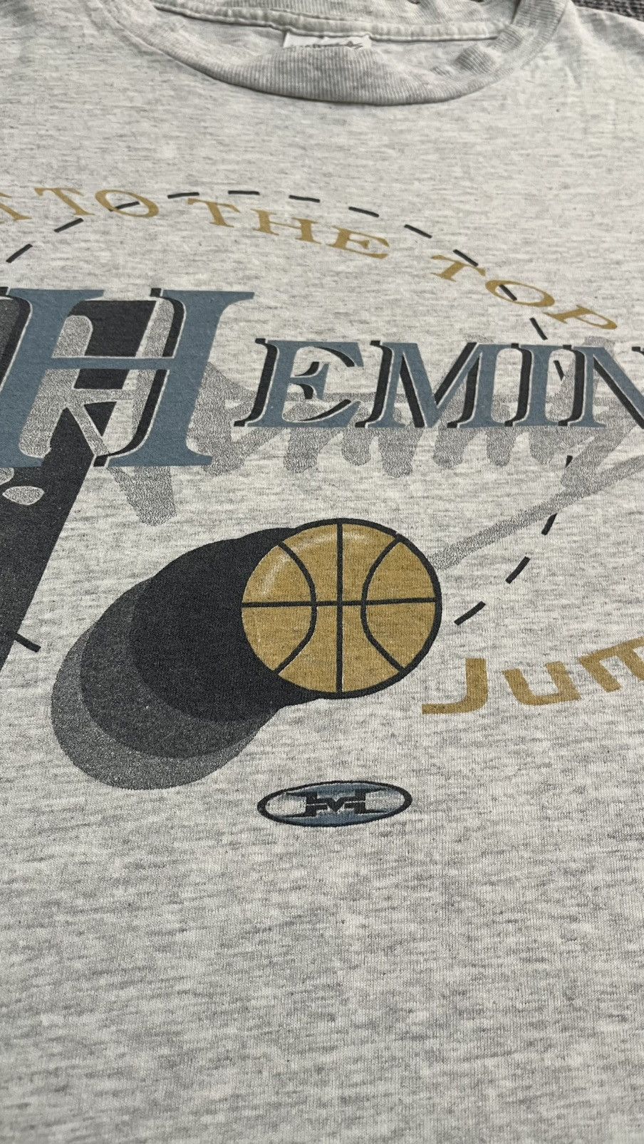 NBA Vintage M.Hemings Nba Shirt all single stich micheal jordan Size US M / EU 48-50 / 2 - 5 Thumbnail