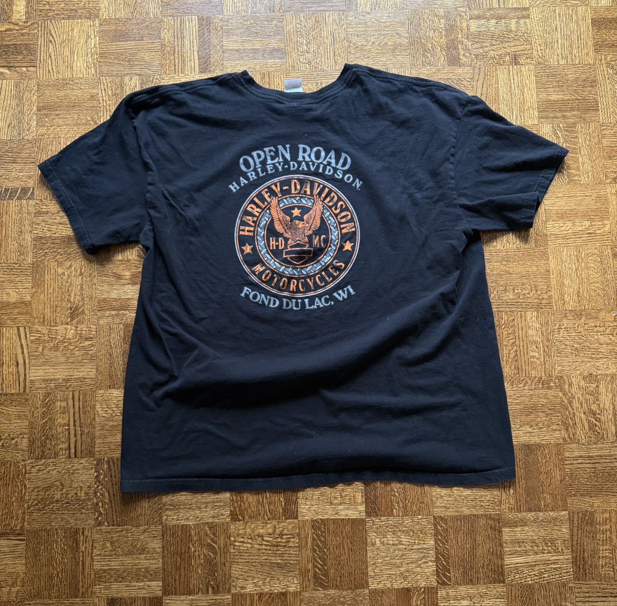 Harley Davidson × Vintage Vintage Y2K Harley Davidson Flaming Girl Graphic Tee 3XL Size US XXL / EU 58 / 5 - 2 Thumbnail