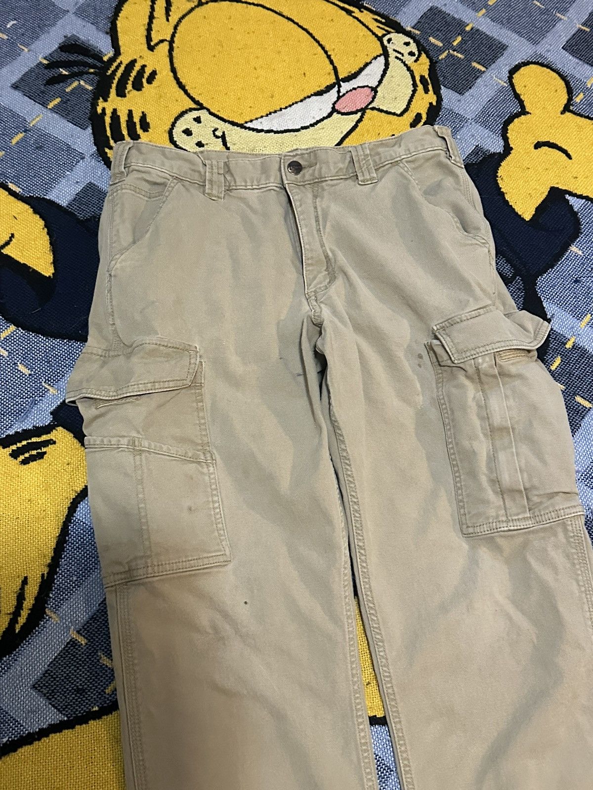 Carhartt × Vintage Vintage Y2K Baggy Carhartt Cargo Pants Size US 30 / EU 46 - 2 Thumbnail