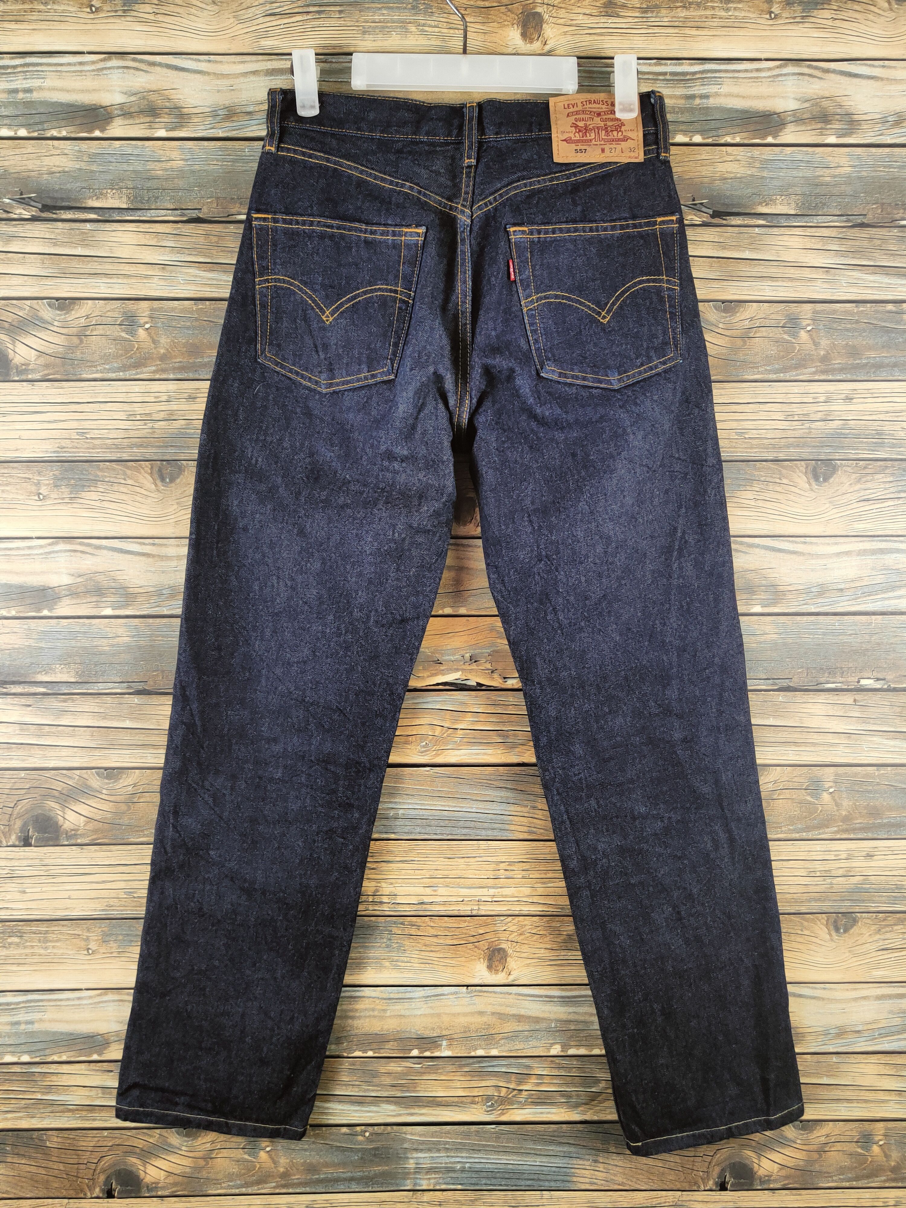 Levi's Levi's Dark Blue Distressed Ripped Jeans #S2814 Size US 27 - 7 Thumbnail