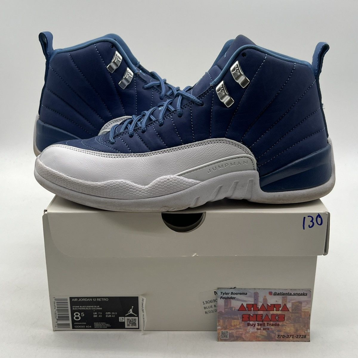 Jordan Brand Air Jordan 12 indigo Size US 8.5 / EU 41-42 - 1 Thumbnail