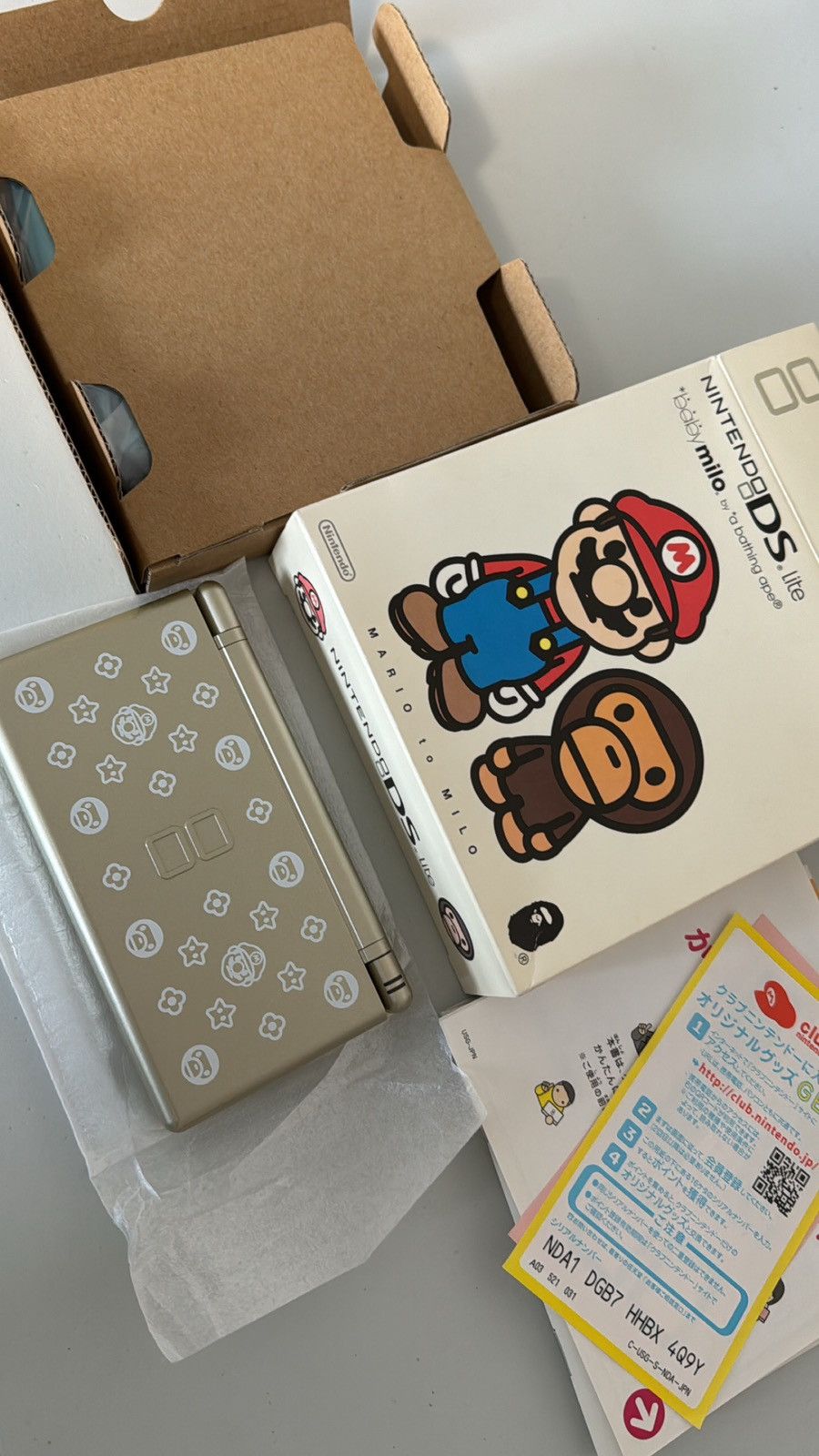 Bape × Nintendo Bape x Nintendo DS Lite Baby Milo Edition | Grailed