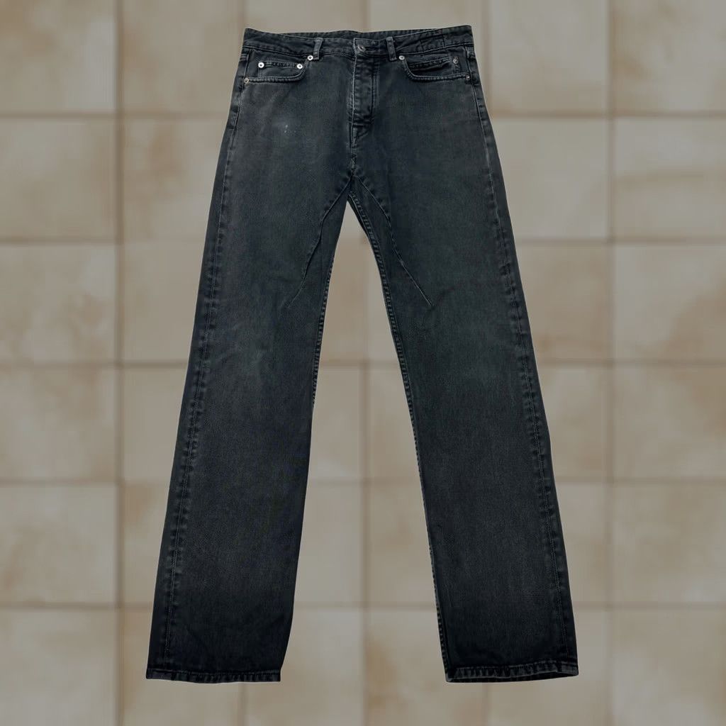 Rick Owens Rick Owens DRKSHDW Sombra Oscura Torrance Cut Jeans Mens 31x31 Straight Black XS? Size US 31 - 1 Thumbnail