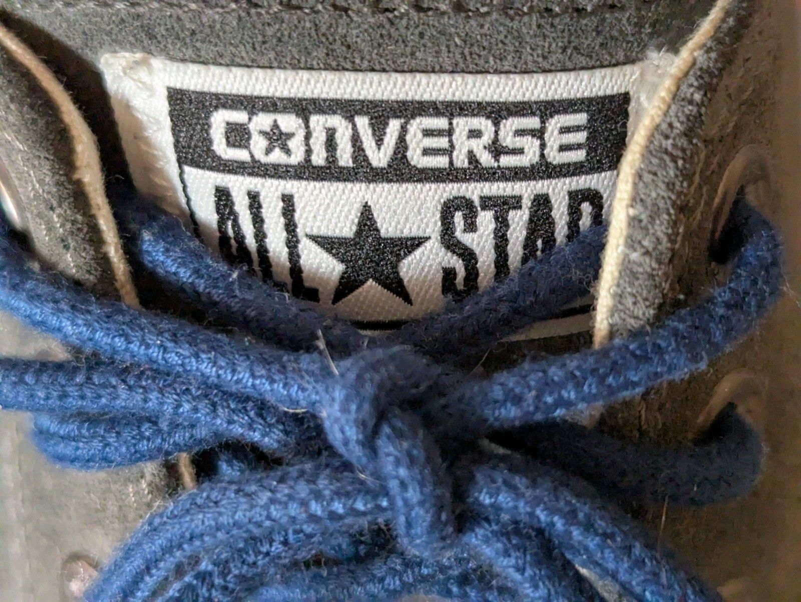 Converse Converse All Star Gray Leather Upper Low Top Shoes Men 10 Size US 10 / EU 43 - 5 Thumbnail