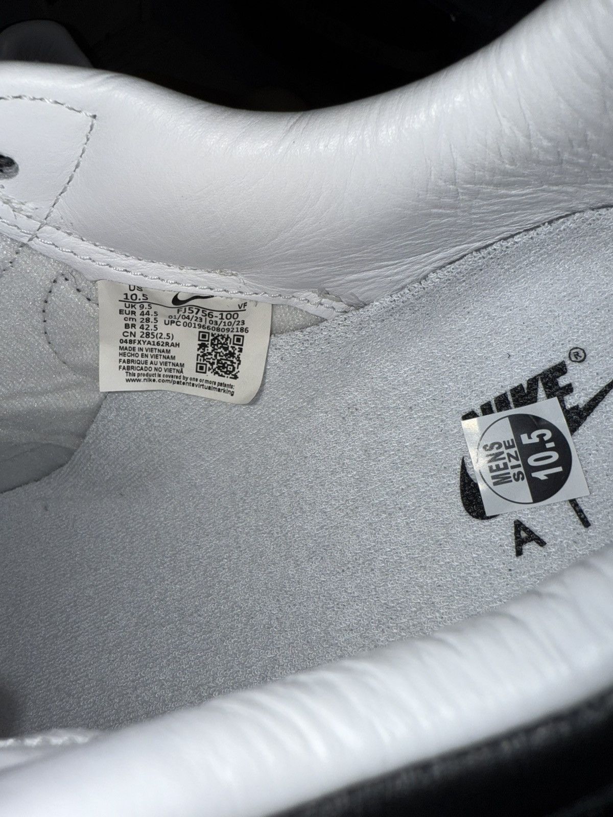Nike Nike Air Force 1 Low QS Terror Squad Blackout Size US 10.5 / EU 43-44 - 8 Thumbnail