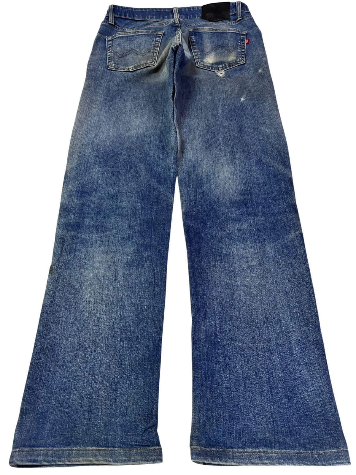 Edwin Vintage Edwin 403 Japan Distressed Jeans Size US 30 / EU 46 - 2 Thumbnail