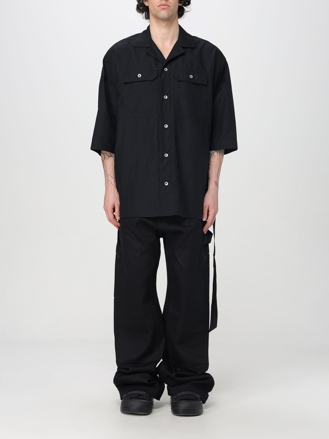 Rick Owens Drkshdw Rick Owens Drkshdw Shirt Men Black Size US S / EU 44-46 / 1 - 1 Thumbnail