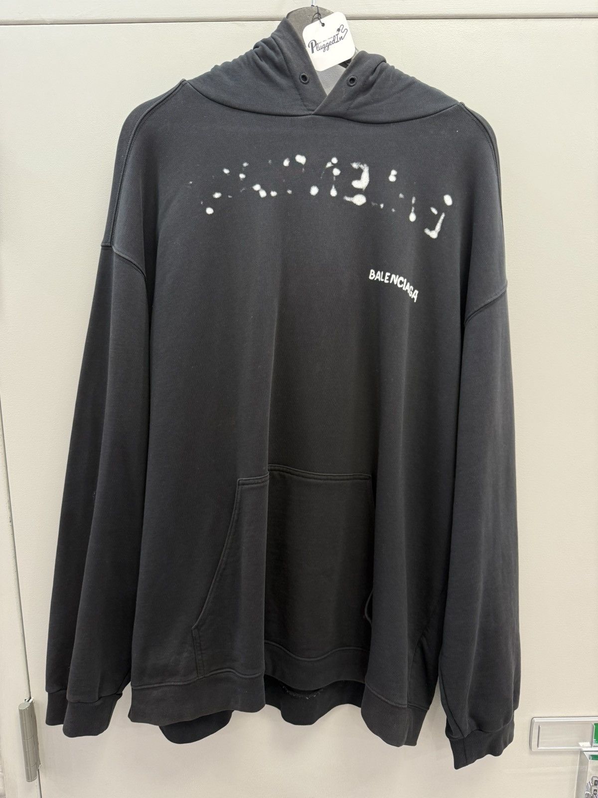 Balenciaga Balenciaga Logo Hoodie Size US XL / EU 56 / 4 - 1 Thumbnail