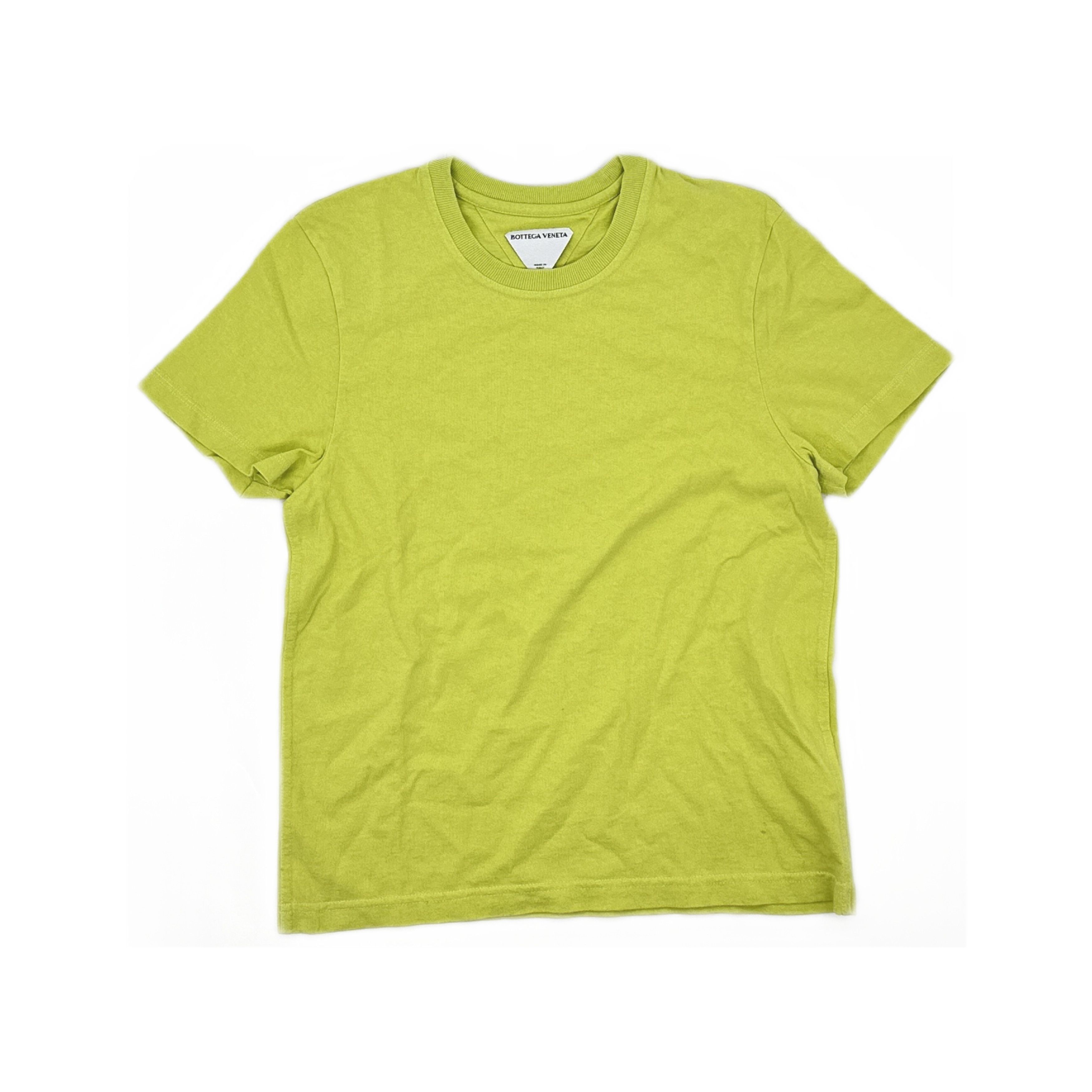 Bottega Veneta Bottega Veneta Green Cotton T-Shirt Size XS Size XS / US 0-2 / IT 36-38 - 1 Thumbnail