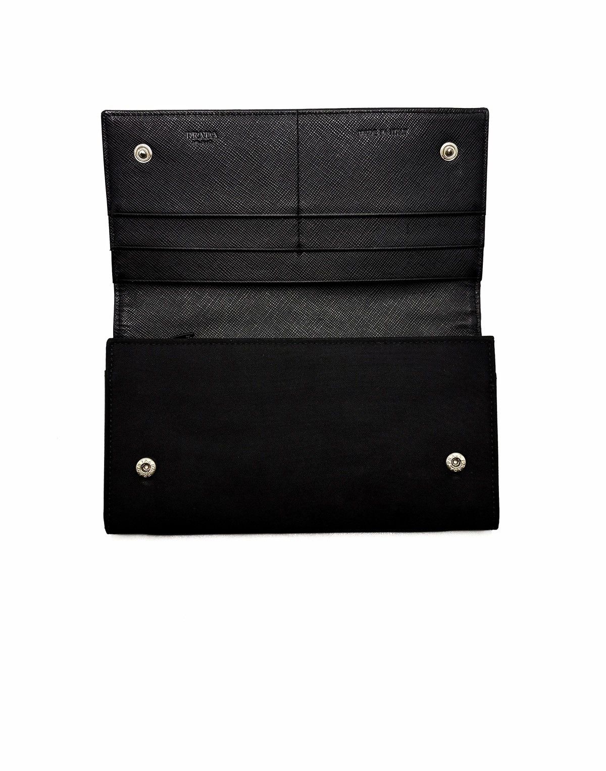Prada Prada Tessuto Nero Long Wallet Size ONE SIZE - 4 Thumbnail