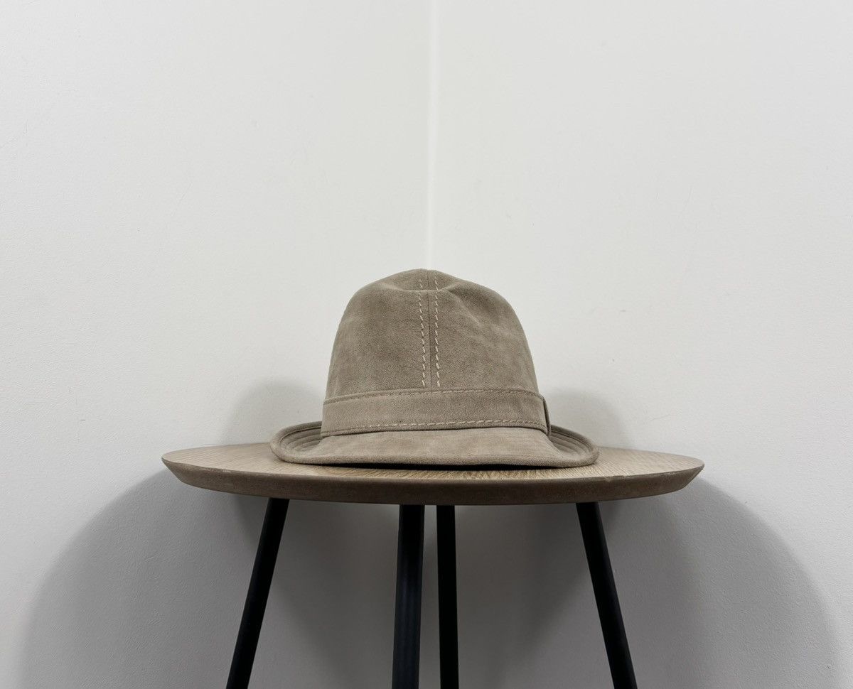 Vintage Vintage Mayser Hat Exclusive Alcantara Suede Safari Style Size ONE SIZE - 2 Thumbnail