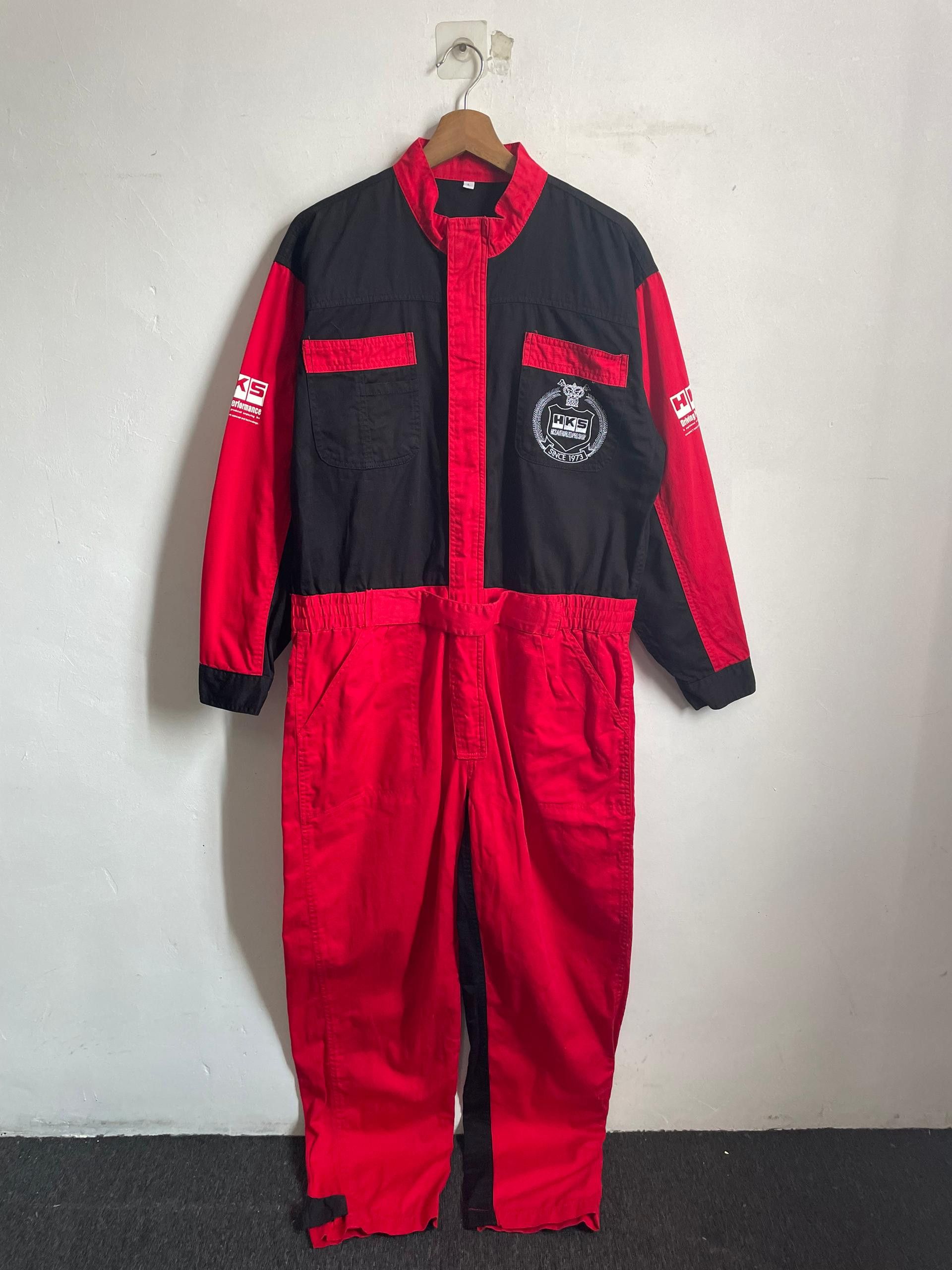 Japanese Brand Hks Rare Coverall Size US 34 / EU 50 - 3 Thumbnail