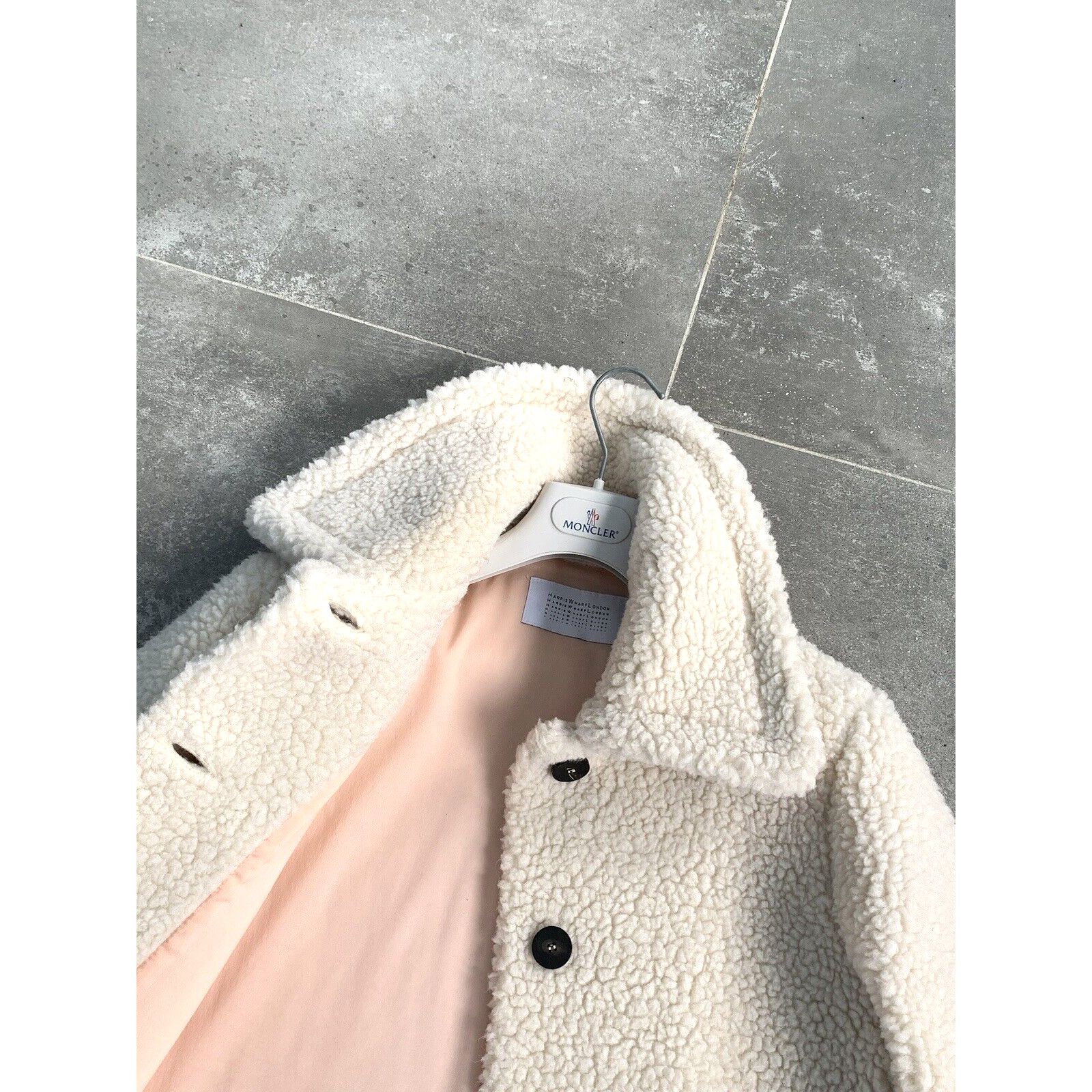 Designer × Harris Wharf London Women's HARRIS WHARF Teddy Trench Coat Jacket IT 40 EU 36 S Size S / US 4 / IT 40 - 4 Thumbnail